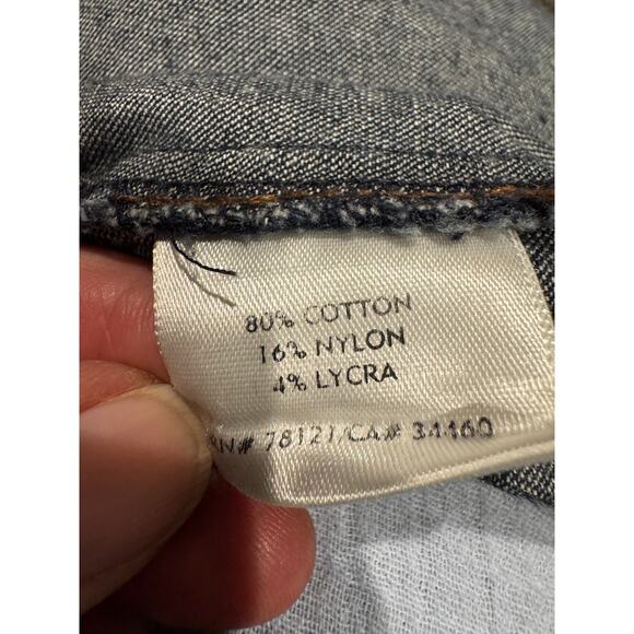 Eileen Fisher Denim Utility Wide-Leg Pants – Size S – Made in USA - Picture 6 of 6